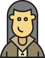 woman character avatar illustration