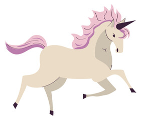 Fototapeta premium unicorn magic animal running