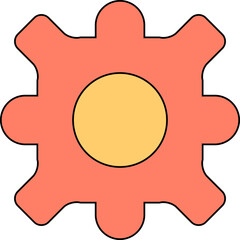 gear and cogwheel icon