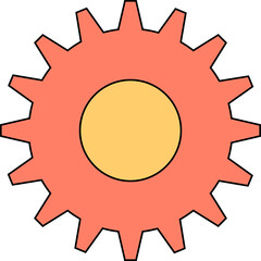 gear and cogwheel icon
