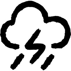 thunder sketch icon for ui,ux,interface,decoration,app,printing,advertising,website,etc.