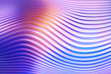 3d illustration of a abstract purple gradient background with lines.  Modern graphic texture. Geometric pattern.