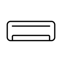 air conditioner icon vector design template in white background