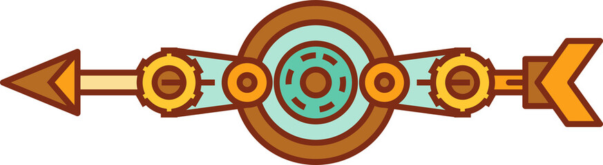 arrow weapon  steampunk style