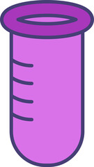 test tube icon illustration
