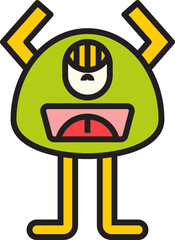 monster character illustration