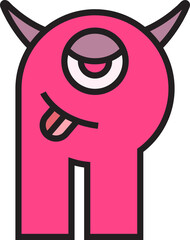 monster character illustration