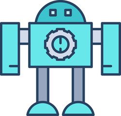 robot character avatar illustration
