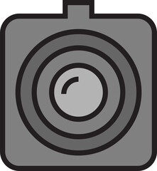 digital camera icon illustration