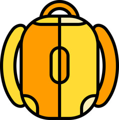 backpack icon illustration