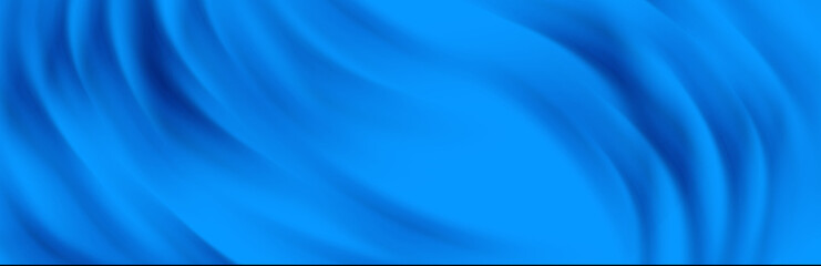blue cloth background abstract with soft waves