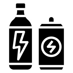 ENERGY DRINK glyph icon