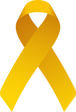 Yellow Awareness Ribbon