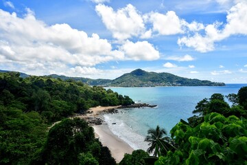 Obraz premium riding a bike on the beach in Phuket, Thailand