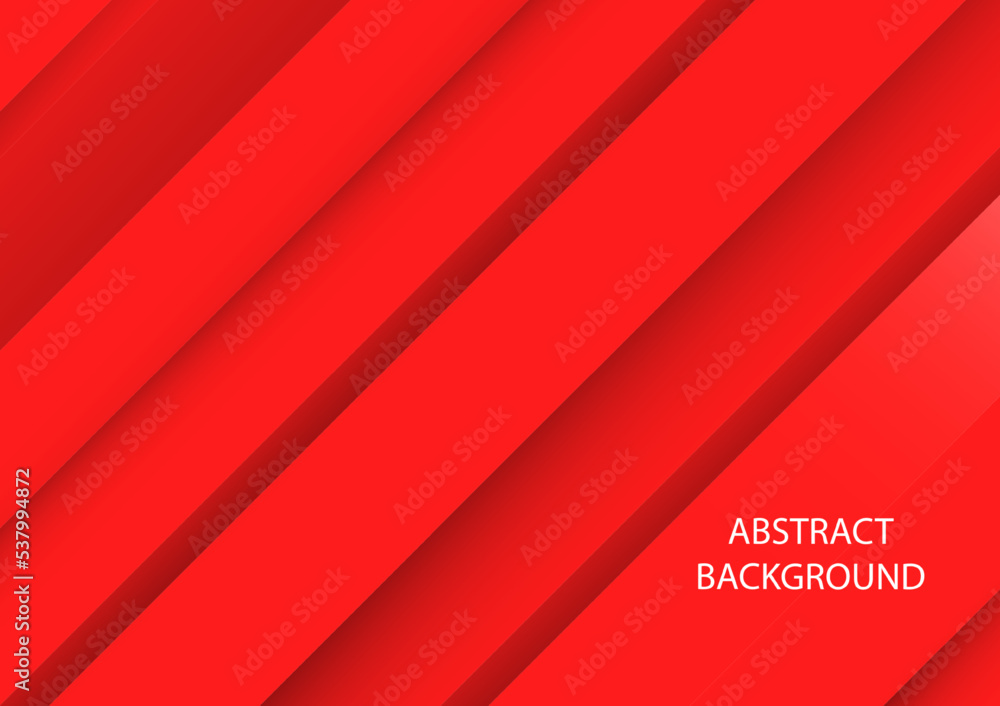 Poster abstract background line parallel red color tone vector illustration