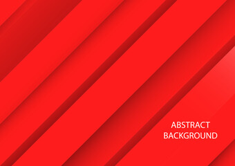 Obraz premium Abstract Background line parallel red color tone vector illustration