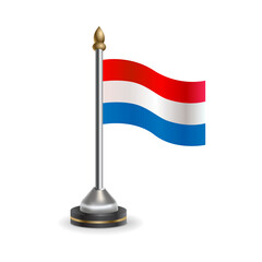 State table flag of Netherlands. National symbol perfect for design, Background transparent