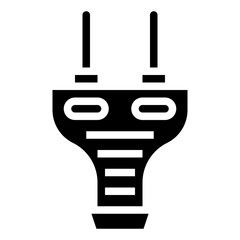 PLUG12 glyph icon