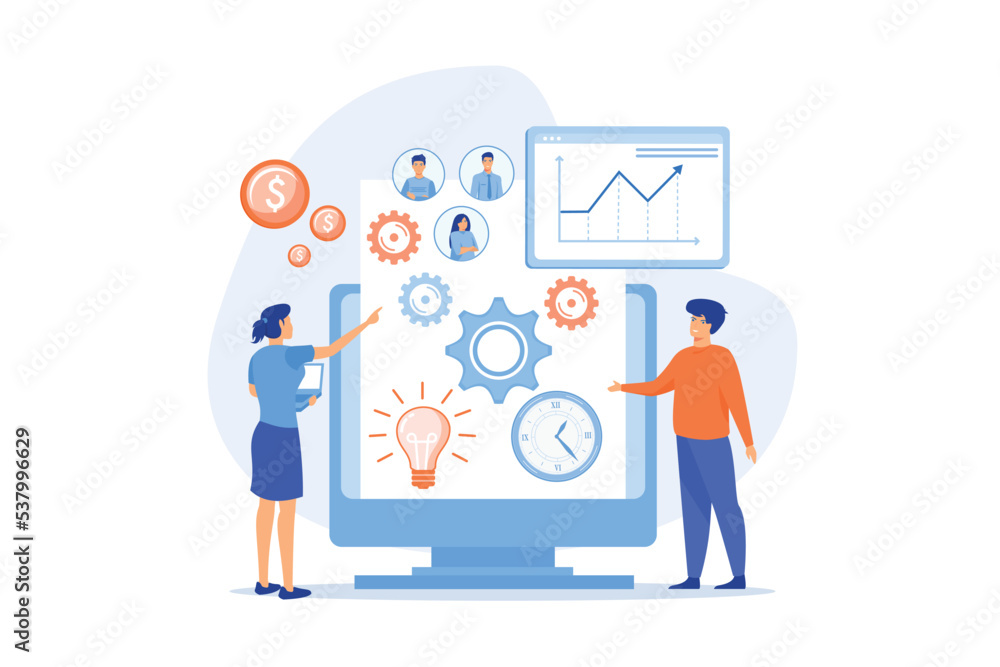 Aufkleber it managers integrate technologies into business operations. enterprise it management, it software s