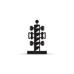 Fototapeta premium cell site tower icon on white background