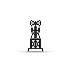 radio mast and network tower icon
