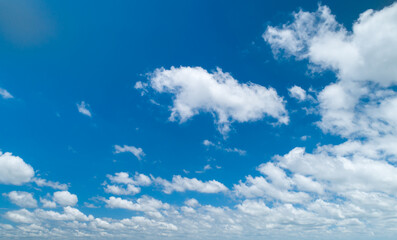 Beautiful cloud in blue sky.