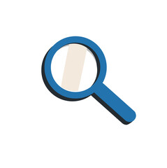 magnifying glass icon. png illustration