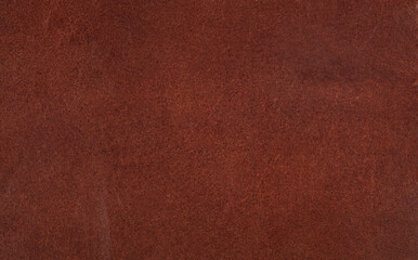 Brown leather texture close up.