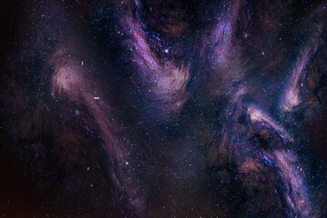 Obraz na płótnie Canvas Blue night sky with stars. Night Sky Wallpapers. Night sky universe and stars.