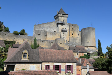 Fototapeta na wymiar Burg Castelnaud an der Dordogne