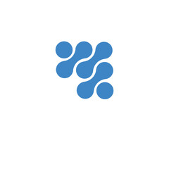 Fototapeta na wymiar molecule logo