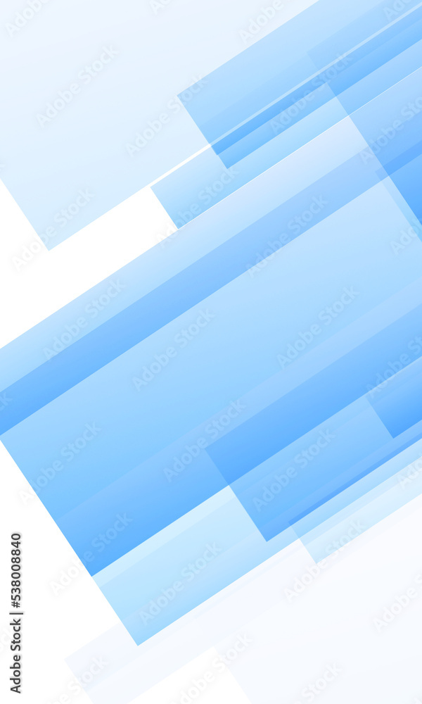 Poster minimalist block shapes abstract background in light blue trendy colors. abstract vertical backdrop