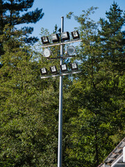 sports stadium light pole