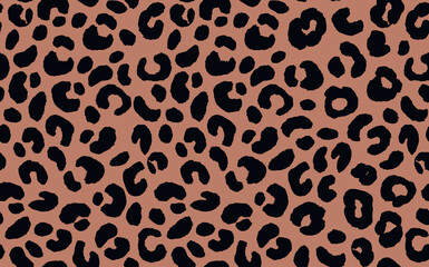Abstract modern leopard seamless pattern. Animals trendy background. Color decorative vector stock illustration for print, card, postcard, fabric, textile. Modern ornament of stylized skin