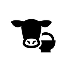 Beef and Rice, Japanese BBQ flat icon vector illustration