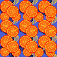 Orange background vector pattern. Vector background for banner, poster, Web and packaging.