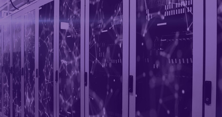 Composition of shapes and network of connections over server room