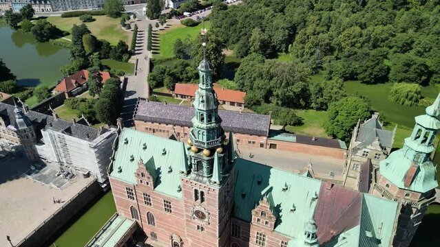 Frederiksborg Castle Denmark Clock Tower Pan