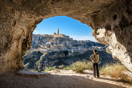Matera, vista dalle grotte