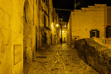 Matera vista di notte