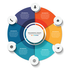 Steps business timeline process infographic template design with icons