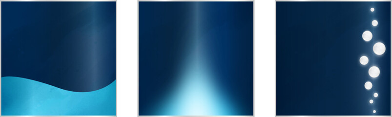 3 Blue Background EPS