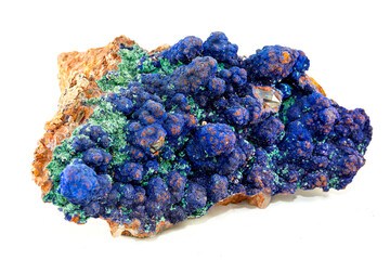 Azurite is a soft, dark blue, copper-colored mineral. Natural Minerals. Natural Stones. Gemology