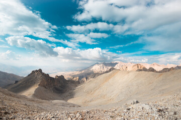 Breathtaking mountain landscape. The Anti Taurus Mountains. Aladaglar National Park. Turkey..