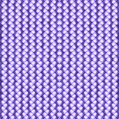 Pattern of cylindrical shapes with a trendy gradient. Geometric digital background. 3d rendering illustration