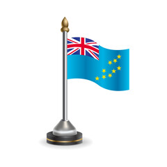 State table flag of Tuvalu. National symbol perfect for design, Background transparent