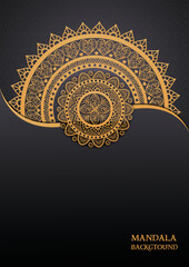 Modern wedding background template with mandala design, mandala background Template, Modern abstract background, abstract background texture design, background template for wedding card