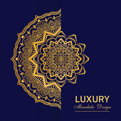 Luxury Mandala Design Vector Template.