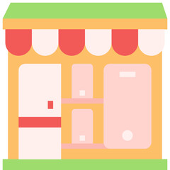 Mobile shop icon symbol element