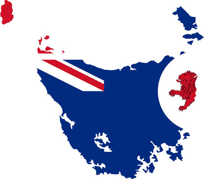 recommend clip art: Tasmania Australia Map Flag. TAS Australian Outline Boundary Border Shape State Flag Sign Symbol Atlas Geography Banner. Tassie AU Aussie Transparent PNG Flattened JPG Flat JPEG